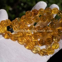 Fancy Beads Dominican Amber Collar 12