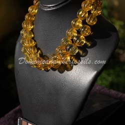 Fancy Beads Dominican Amber Collar 2
