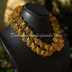 Fancy Beads Dominican Amber Collar 3