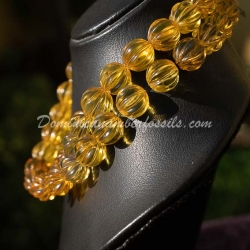 Fancy Beads Dominican Amber Collar 4
