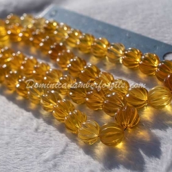 Fancy Beads Dominican Amber Collar 8