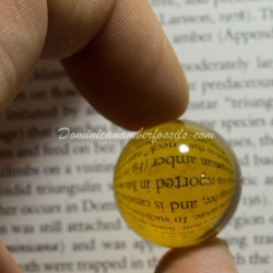 Genuine Dominican Amber Clear Sphere