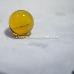 Genuine Dominican Amber Clear Sphere 4