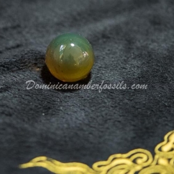 Genuine Dominican Amber Clear Sphere 6