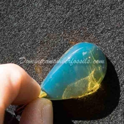 Genuine Dominican Sky Blue Amber Pendant 1