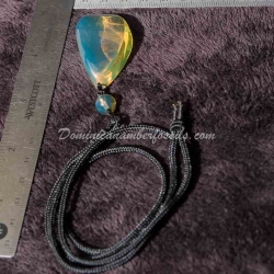 Genuine Dominican Sky Blue Amber Pendant 8