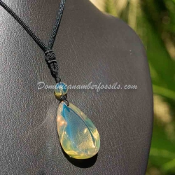 Genuine Dominican Sky Blue Amber Pendant 9