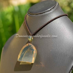 Green Amber Amulet 8
