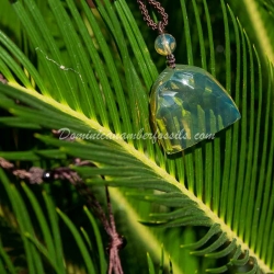 Green Amber Amulet