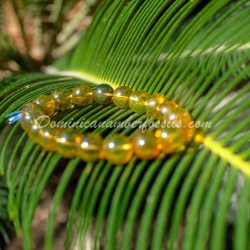 Green Amber Stretching Bracelet 11