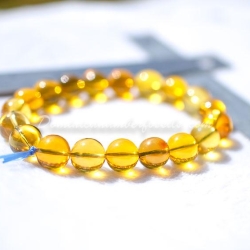 Green Amber Stretching Bracelet 5