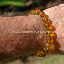 Green Amber Stretching Bracelet 7