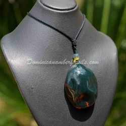 Huge Dominican Amber Pendant 12