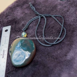 Huge Dominican Amber Pendant 6