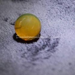 Large Clear Dominican Amber Sphere 5