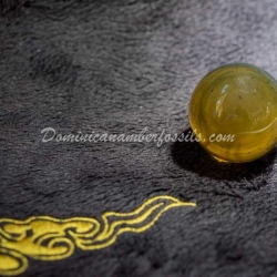 Large Clear Marble With Light Inclusions 4