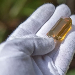 Large Faceted Amber Piece 9