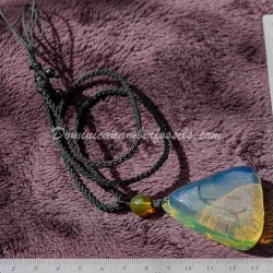 Lemon Blue Amber Pendant 5