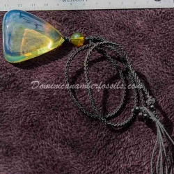 Lemon Blue Amber Pendant 7