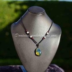 Lemon Bluish Green Amber Pendant 10
