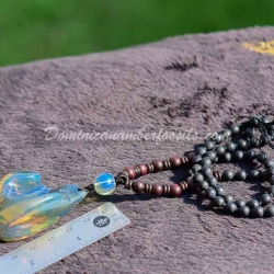 Original Dominican Blue Amber Pendant 5