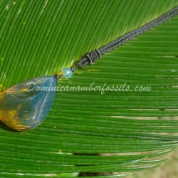 Skuy Blue And Green Pendant With Flame Pattern 10