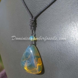 Skuy Blue And Green Pendant With Flame Pattern 2