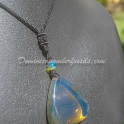 Skuy Blue And Green Pendant With Flame Pattern 4