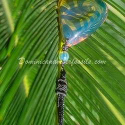 Skuy Blue And Green Pendant With Flame Pattern 8