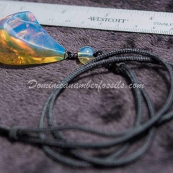 Sky Blue Amber Pendant 9