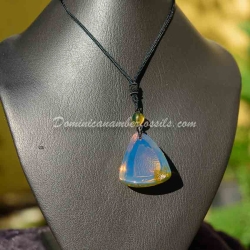 Sky Blue Dominican Amber Pendant 1