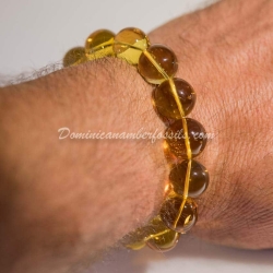 Stretching Bead Bracelet With Fossils 3