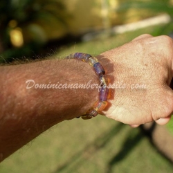 Stretching Bracelet Tubular And Olive Beads 11