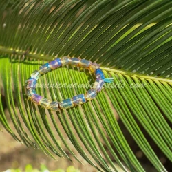 Stretching Bracelet Tubular And Olive Beads 5