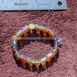 Stretching Bracelet Tubular And Olive Beads