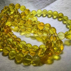 String Of Dominican Amber Beads 7