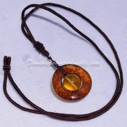 Stylish Pendant With Disk And Bead 3