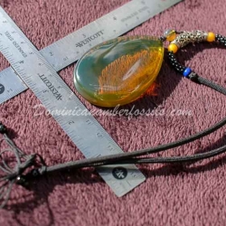 Top Quality Almond Shaped Green Pendant 10