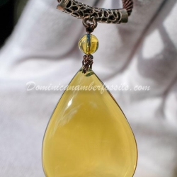 Top Quality Green Dominican Amber Pendant 8