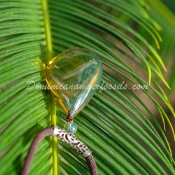 Top Quality Green Dominican Amber Pendant 9