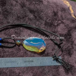 Vivid Blue Pinkish Pendant 6