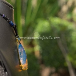 Vivid Blue Pinkish Pendant 9
